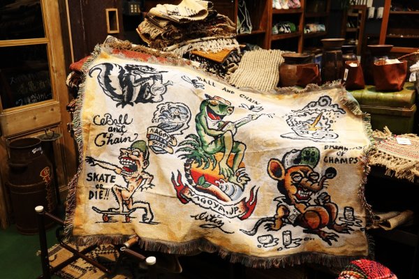 画像7: 送料無料 スペシャルアイテム 送料無料 OPIE ORTIZ x BALL&CHAIN Special Collaboration TATTOO FLASH CLOTH (7)