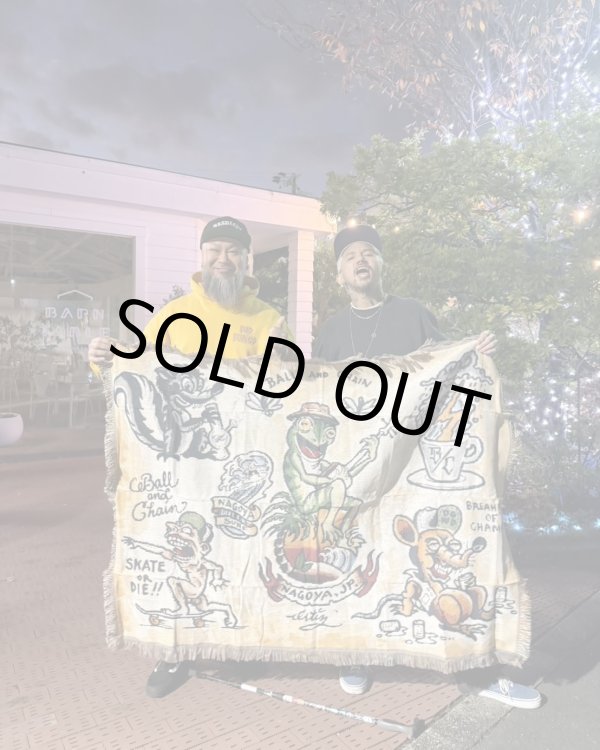 画像1: 再々生産決定 最後の1枚で終了 2次予約注文受付中 送料無料 スペシャルアイテム OPIE ORTIZ x BALL&CHAIN Special Collaboration TATTOO FLASH CLOTH (1)