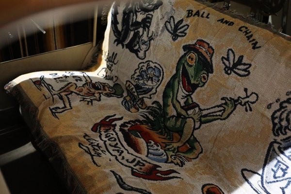 画像10: 送料無料 スペシャルアイテム 送料無料 OPIE ORTIZ x BALL&CHAIN Special Collaboration TATTOO FLASH CLOTH (10)