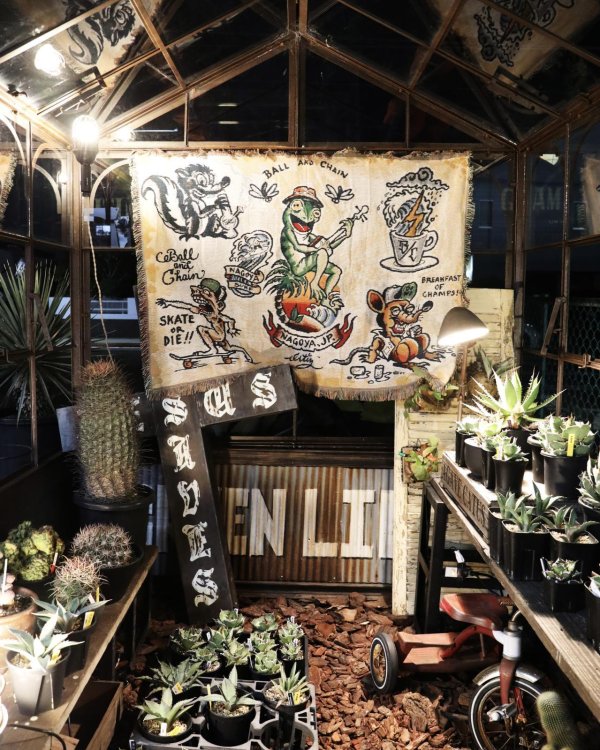 画像2: 再々生産決定 2次予約注文受付中 送料無料 スペシャルアイテム OPIE ORTIZ x BALL&CHAIN Special Collaboration TATTOO FLASH CLOTH (2)