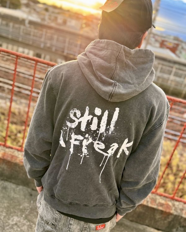 画像5: 送料無料 KORN / Still A Freak プルオーバーパーカー CHARCOAL GREY (5)