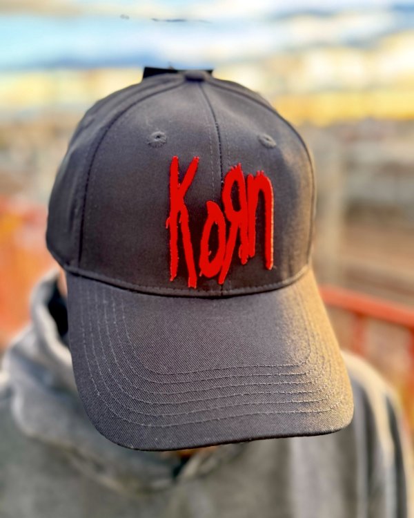 画像2: KORN / Logo ベースボールキャップ BLACK (2)