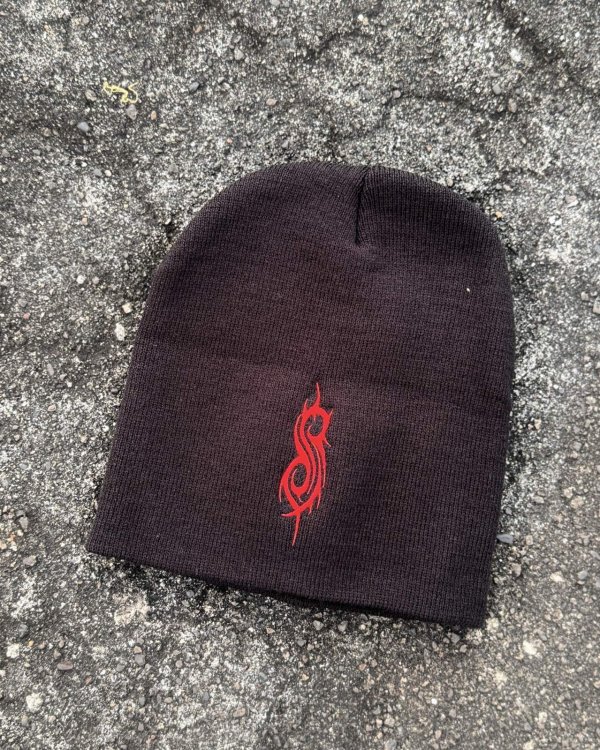 画像1: SLIPKNOT / Tribal S ニットキャップ BLACK (1)