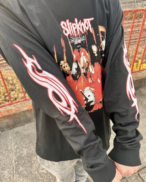 画像5: 送料無料 SLIPKNOT / Spit It Out 長袖Tシャツ BLACK (5)