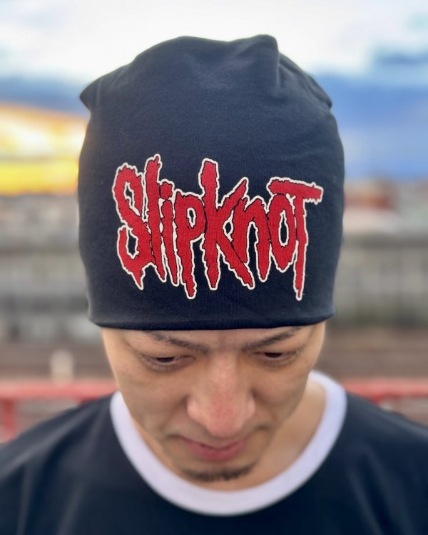 画像2: SLIPKNOT / Logo JD Print ニットキャップ BLACK (2)
