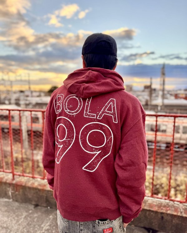 画像5: 送料無料 RAGE AGAINST THE MACHINE / Battle 99 プルオーバーパーカー MAROON (5)