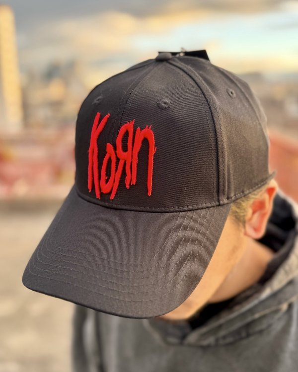画像3: KORN / Logo ベースボールキャップ BLACK (3)