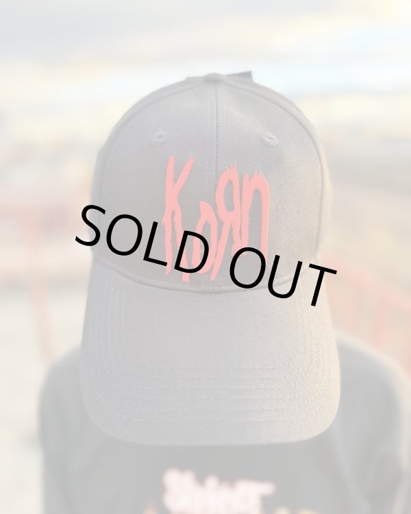 画像1: KORN / Logo ベースボールキャップ BLACK (1)