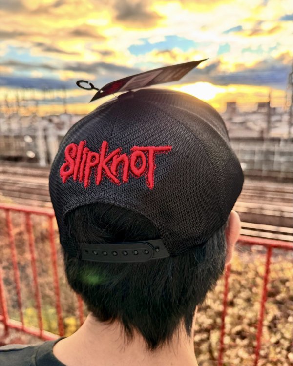 画像5: SLIPKNOT / Logo メッシュキャップ BLACK (5)