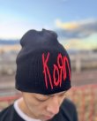 画像4: KORN / Logo ニットキャップ BLACK (4)