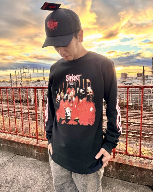 画像2: 送料無料 SLIPKNOT / Spit It Out 長袖Tシャツ BLACK (2)