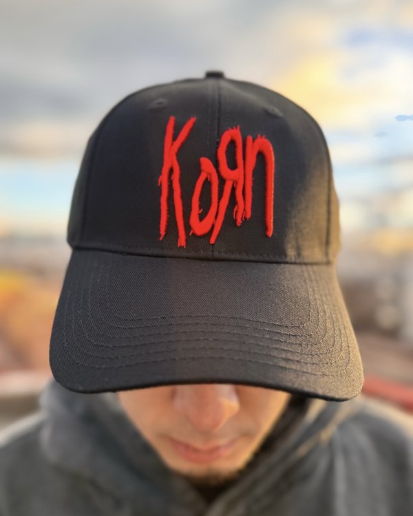 画像4: KORN / Logo ベースボールキャップ BLACK (4)