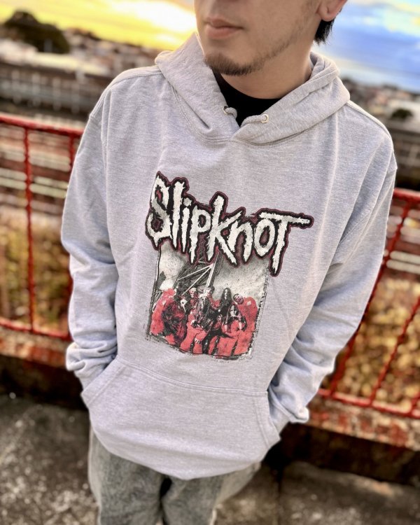 画像3: 送料無料 SLIPKNOT / Self Titled プルオーバーパーカー GREY (3)