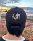 画像7: KORN / Oval Logo ベースボールキャップ BLACK (7)