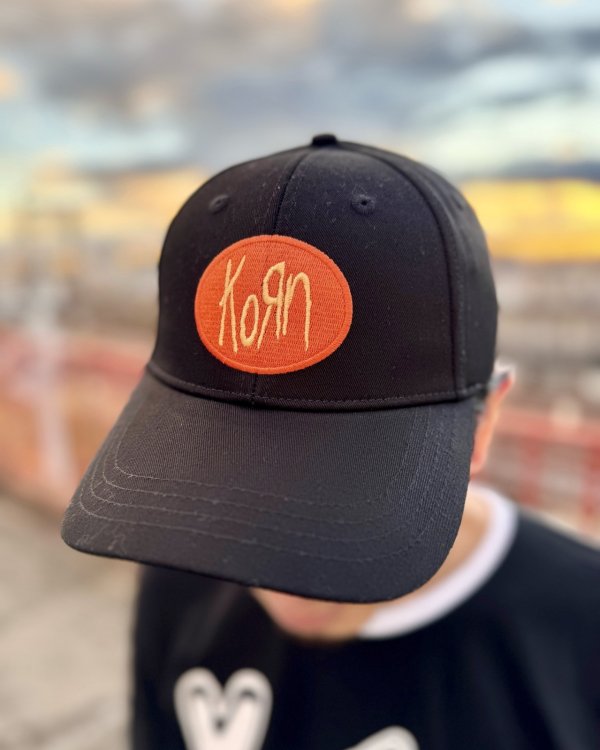 画像3: KORN / Oval Logo ベースボールキャップ BLACK (3)