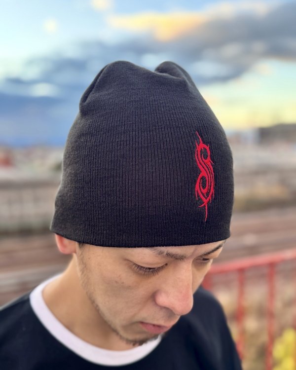 画像4: SLIPKNOT / Tribal S ニットキャップ BLACK (4)