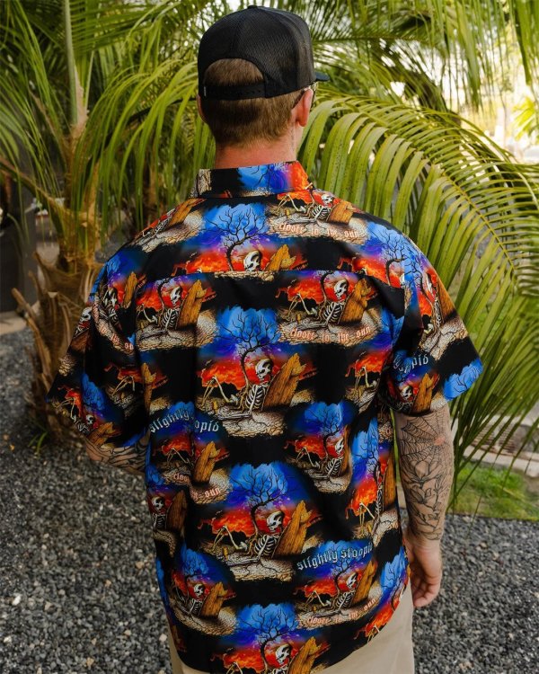 画像2: カリフォルニア買付アイテム 送料無料 SLIGHTLY STOOPID x DIXXON FLANNEL CO / Closer to the sun コラボ半袖シャツ (2)