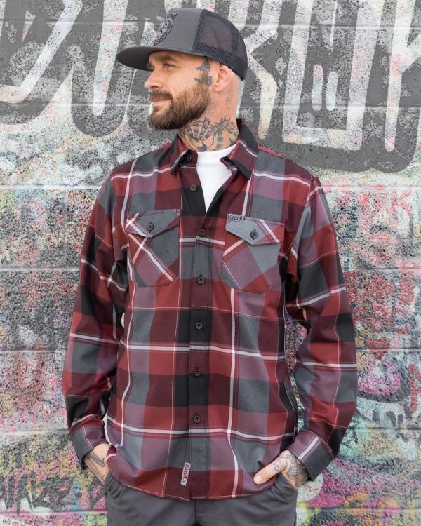 画像1: 送料無料 DIXXON FLANNEL CO / BRICK CITY ネルシャツ (1)