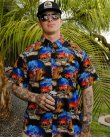 画像1: カリフォルニア買付アイテム 送料無料 SLIGHTLY STOOPID x DIXXON FLANNEL CO / Closer to the sun コラボ半袖シャツ (1)