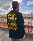 画像8: 送料無料 XLラスト3枚で終了 BOB MARLEY x POT MEETS POP /  I Feel So High 長袖Tシャツ ブラック (8)