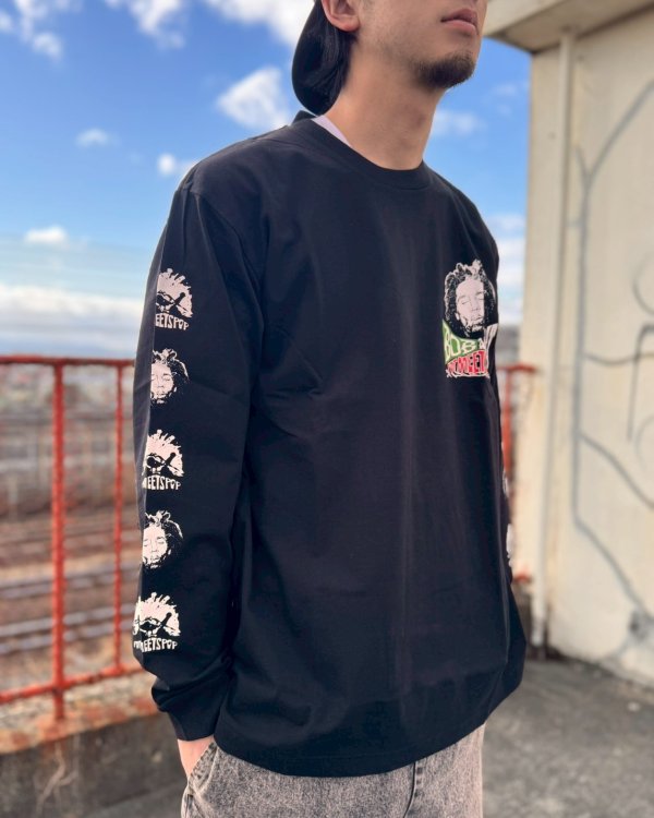 画像3: 送料無料 XLラスト3枚で終了 BOB MARLEY x POT MEETS POP / Uprising 長袖Tシャツ ブラック (3)