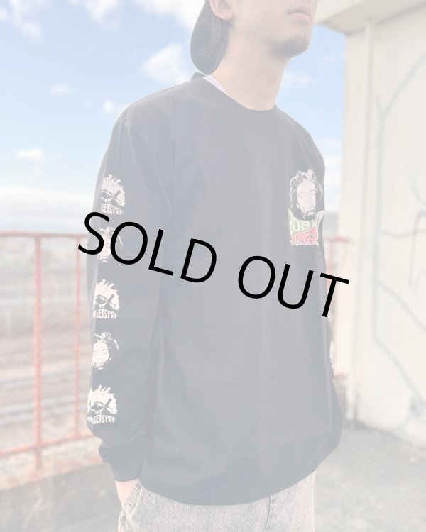 画像3: 送料無料 XLラスト1枚で終了 BOB MARLEY x POT MEETS POP / Uprising 長袖Tシャツ ブラック (3)