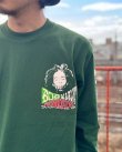画像4: 送料無料 Lラスト1枚で終了 BOB MARLEY x POT MEETS POP / Uprising 長袖Tシャツ フォレストグリーン (4)