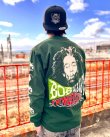画像9: 送料無料 Lラスト1枚で終了 BOB MARLEY x POT MEETS POP / Uprising 長袖Tシャツ フォレストグリーン (9)