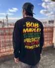 画像7: 送料無料 XLラスト3枚で終了 BOB MARLEY x POT MEETS POP /  I Feel So High 長袖Tシャツ ブラック (7)