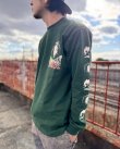画像5: 送料無料 Lラスト1枚で終了 BOB MARLEY x POT MEETS POP / Uprising 長袖Tシャツ フォレストグリーン (5)
