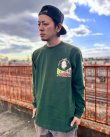 画像2: 送料無料 Lラスト1枚で終了 BOB MARLEY x POT MEETS POP / Uprising 長袖Tシャツ フォレストグリーン (2)
