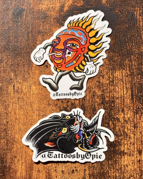 画像8: 送料無料 スペシャル限定品 OPIE ORTIZ 10枚組ステッカーパック (8)