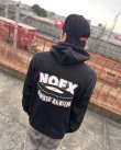 画像8: Mサイズラスト1枚 送料無料 NOFX / Single Album Logo プルオーバーパーカー (8)