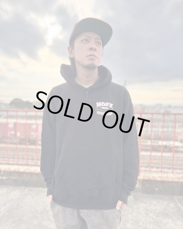 画像4: Mサイズラスト1枚 送料無料 NOFX / Single Album Logo プルオーバーパーカー (4)