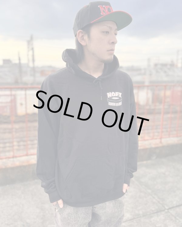 画像3: Mサイズラスト1枚 送料無料 NOFX / Single Album Logo プルオーバーパーカー (3)