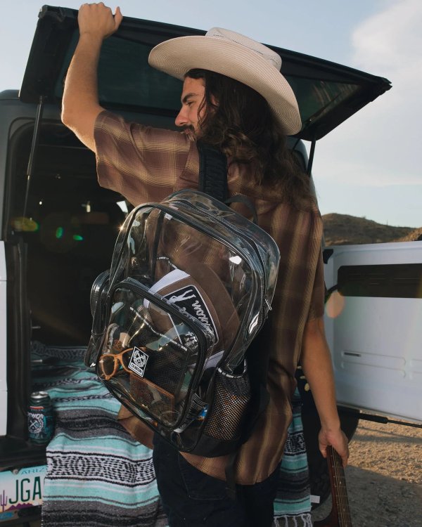 画像1: カリフォルニア買付アイテム 送料無料 DIXXON FLANNEL CO / Clear Backpack バックパック (1)