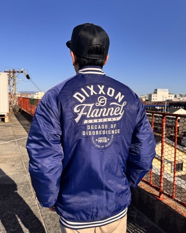 画像10: 送料無料 DIXXON FLANNEL CO / PASTIME 中綿ナイロンジャケット BLUE (10)