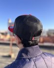 画像6: 送料無料 DIXXON FLANNEL CO / Flat Bill Trucker スナップバックキャップ RED / BLACK (6)