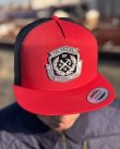 画像3: 送料無料 DIXXON FLANNEL CO / Flat Bill Trucker スナップバックキャップ RED / BLACK (3)