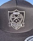 画像3: 送料無料 DIXXON FLANNEL CO / Shield Flat Bill スナップバックキャップ BLACK (3)