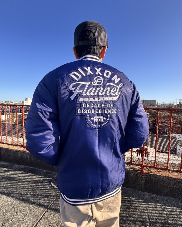 画像11: 送料無料 DIXXON FLANNEL CO / PASTIME 中綿ナイロンジャケット BLUE (11)