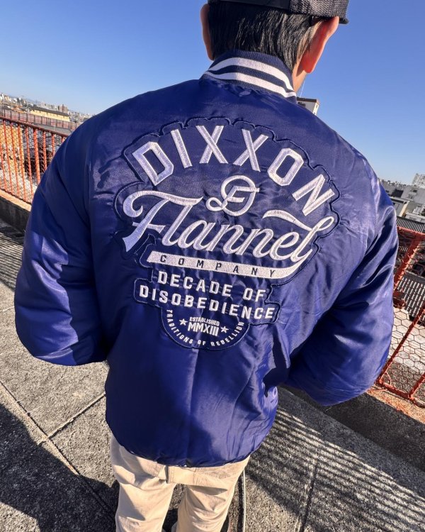 画像14: 送料無料 DIXXON FLANNEL CO / PASTIME 中綿ナイロンジャケット BLUE (14)