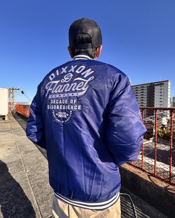 画像12: 送料無料 DIXXON FLANNEL CO / PASTIME 中綿ナイロンジャケット BLUE (12)