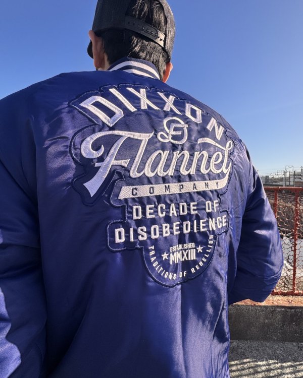 画像15: 送料無料 DIXXON FLANNEL CO / PASTIME 中綿ナイロンジャケット BLUE (15)