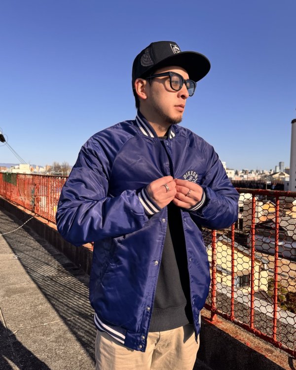 画像5: 送料無料 DIXXON FLANNEL CO / PASTIME 中綿ナイロンジャケット BLUE (5)