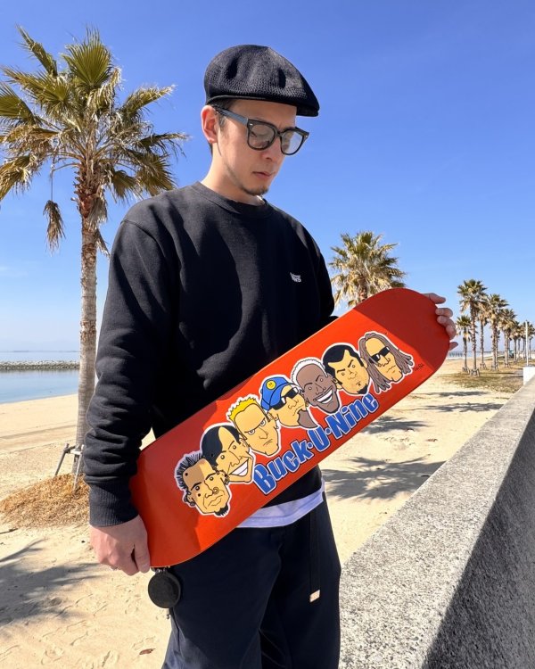 画像11: 送料無料 3枚限定入荷 激レア 当時物 BUCK-O-NINE / Artwork by TadPole スケートボードデッキ mfg. for CinderBlock by Sector 9 (11)