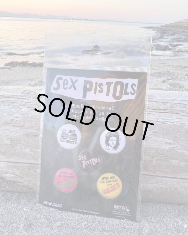 画像1: SEX PISTOLS / Never Mind 缶バッジセット 5個入り (1)