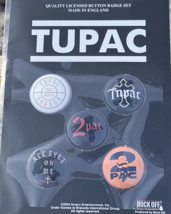 画像2: 2PAC / All Eyez On Me ピンバッジセット 5個入り (2)