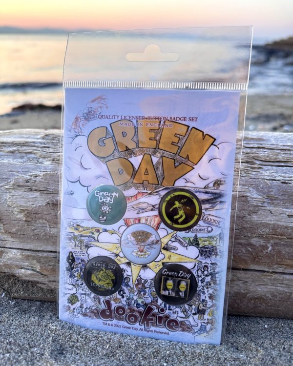 画像1: GREEN DAY / Dookie ピンバッジセット 5個入り (1)