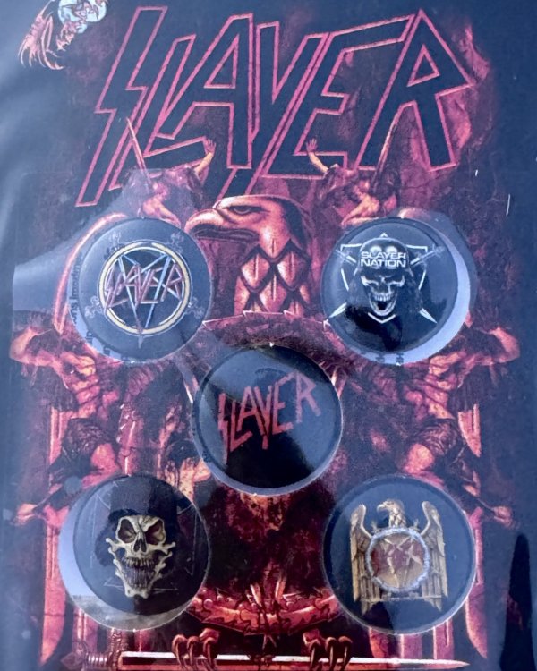 画像2: SLAYER / Eagle ピンバッジセット 5個入り (2)